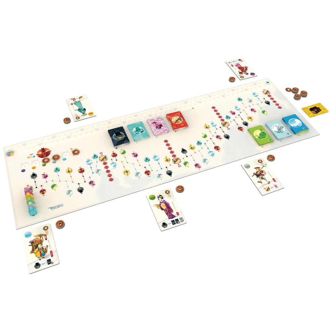 Tokaido: Base Game 10th Anniversary Edition - Exploration & Travel Adventure Board Game Set in Japan, Ages 8+, 2-5 Players, 45 Min