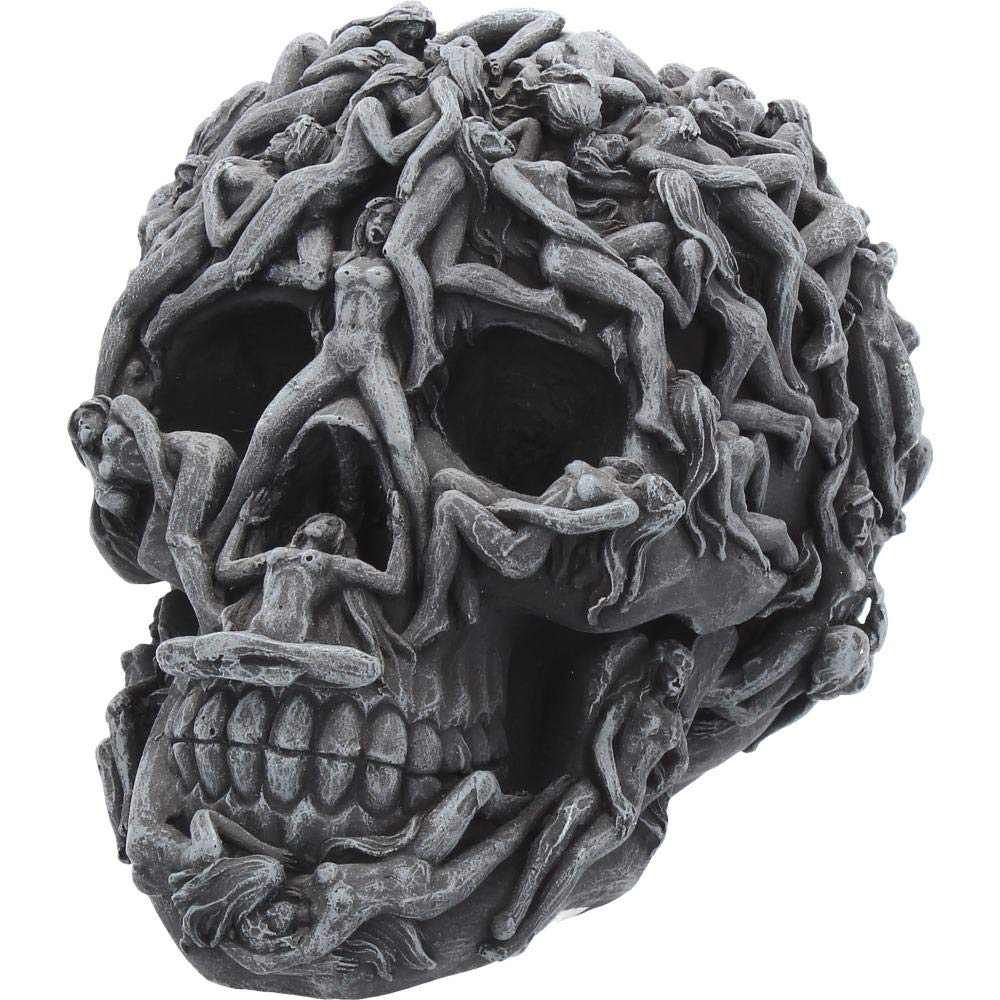 Hells Desire Skull Naked Temptress Ornament Hells 18cm