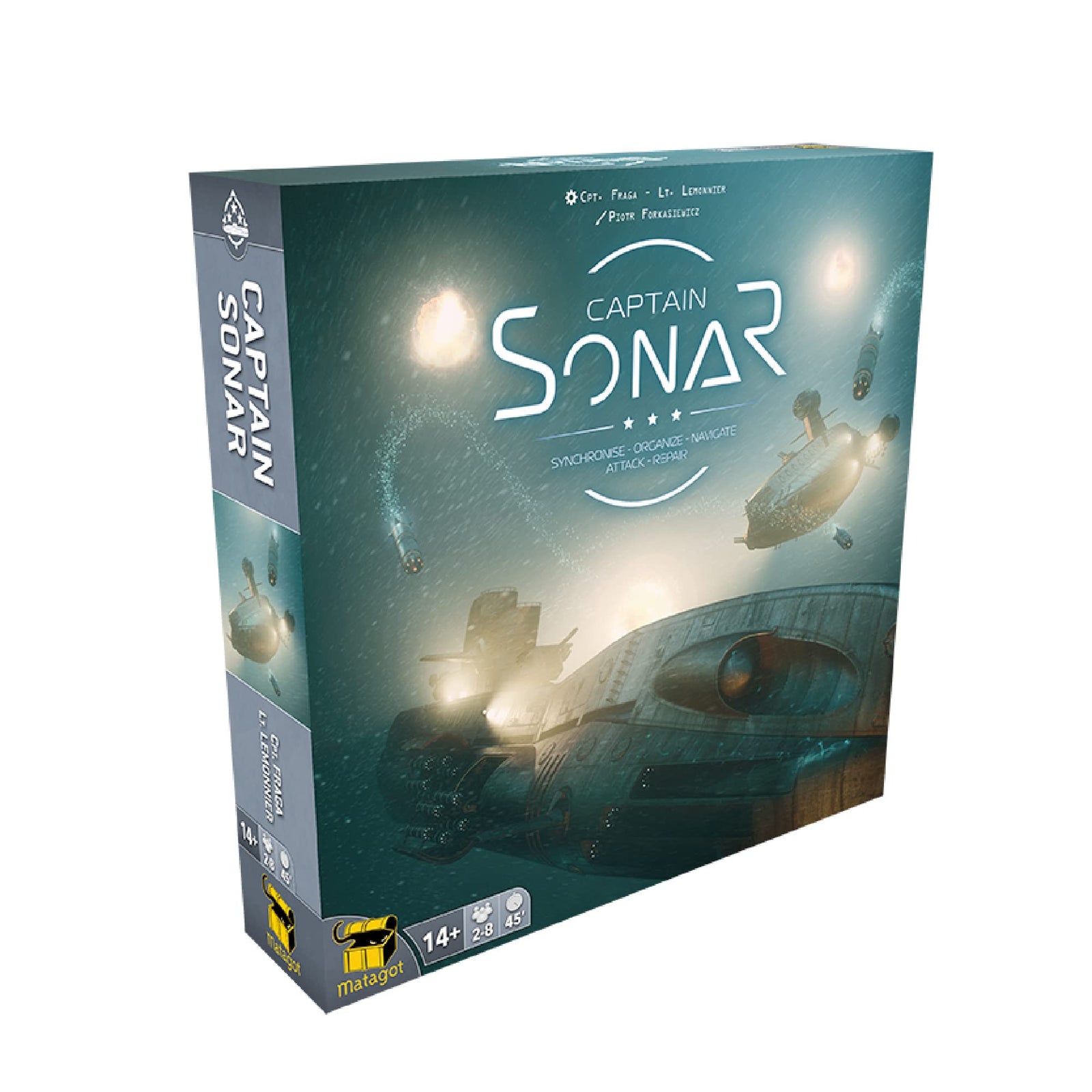 Captain Sonar Board Game Submarine Strategy 1