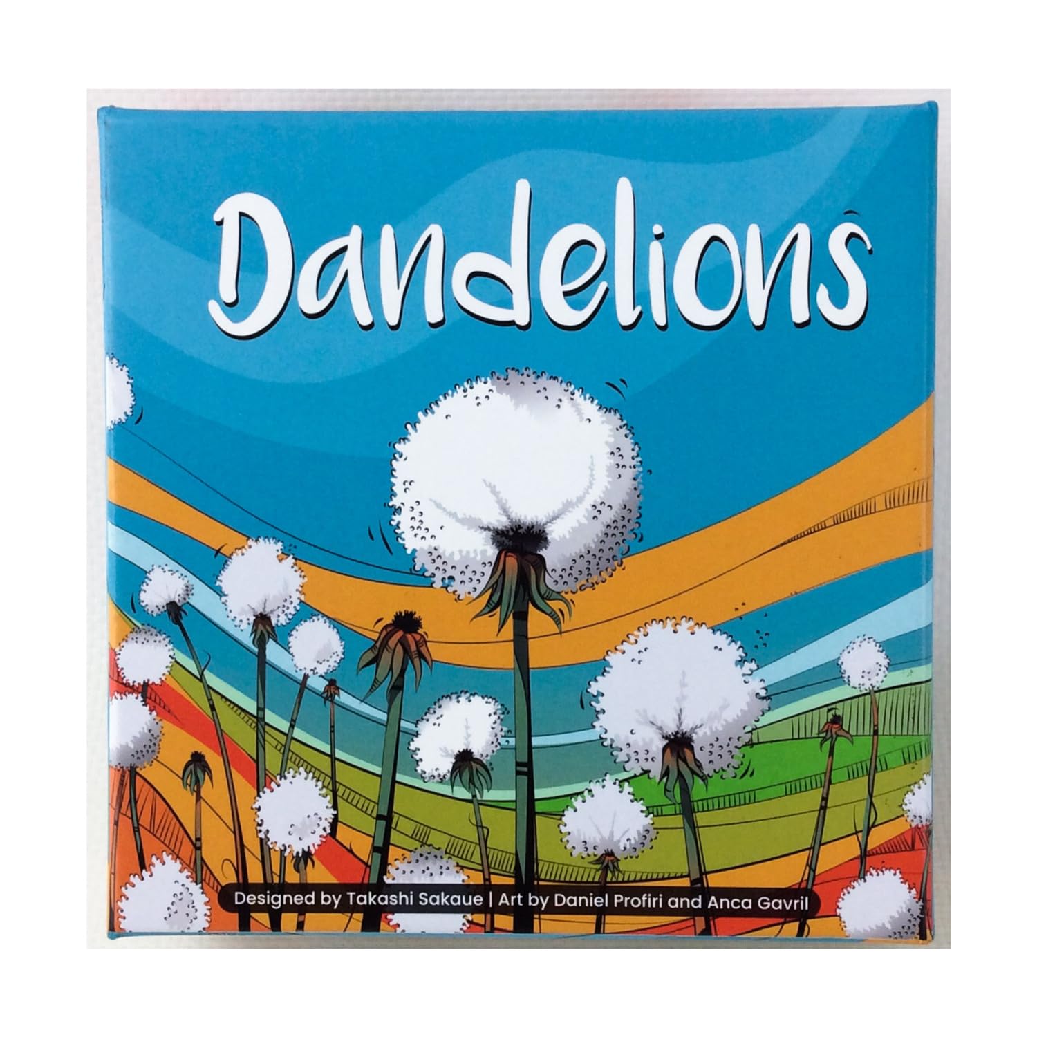 Dandelions - Board Game - Roll-and-Move - Area Majority - 2-3 Players - 15 Minutes Play Time 1