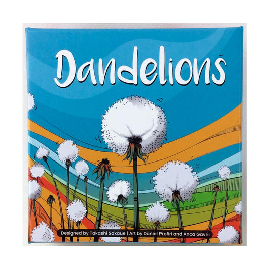 Dandelions - Board Game - Roll-and-Move - Area Majority - 2-3 Players - 15 Minutes Play Time 1