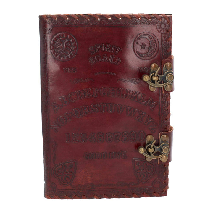 Spirit Board Clasping Embossed Leather Journal 25cm