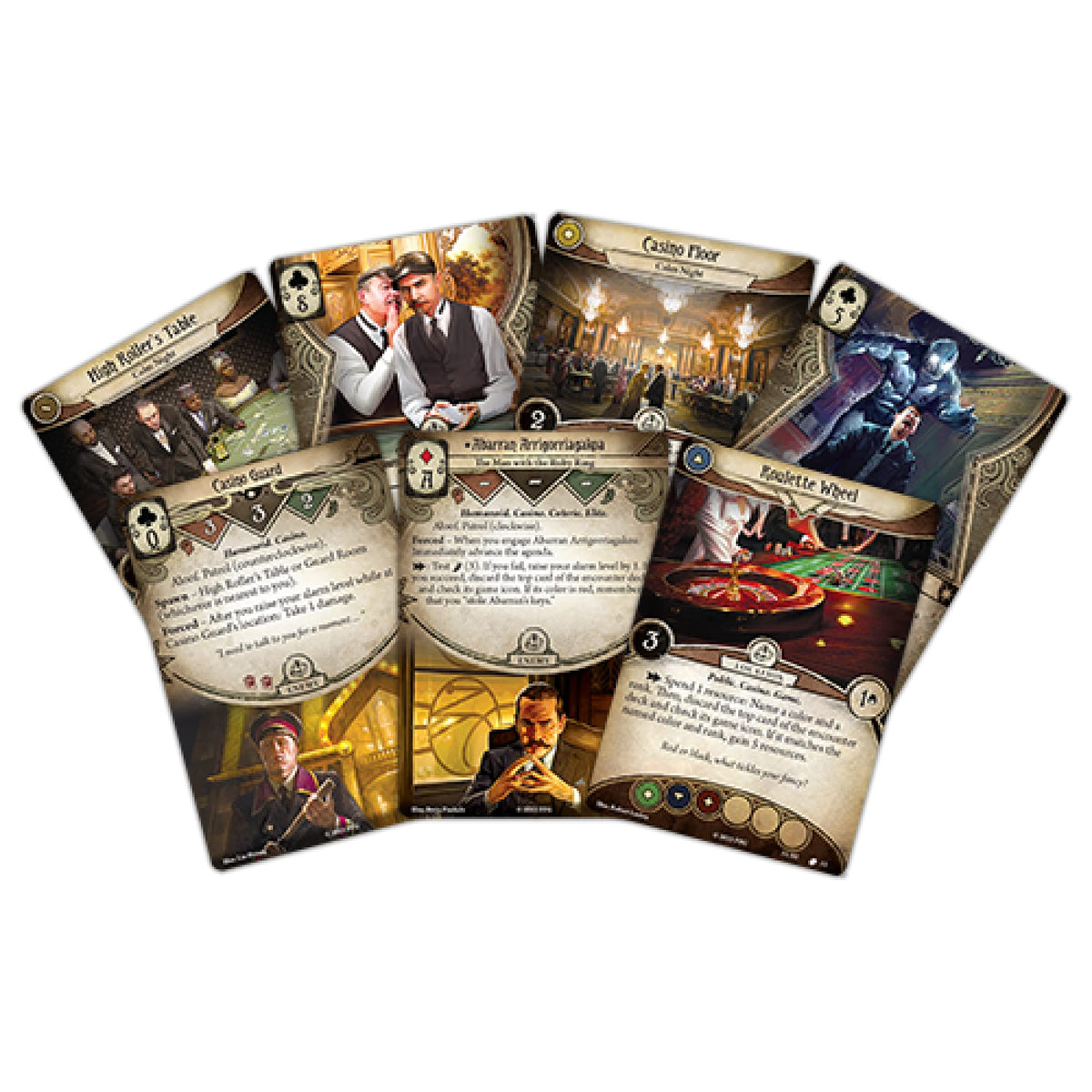 Fantasy Flight Games Arkham Horror The Card Game Fortune and Folly Scenario Pack - Risk It All in a Daring Casino Hesit! Lovecraftian Cooperative LCG, Ages 14+, 1-4 Players, 1-2 Hour Playtime, Made 2