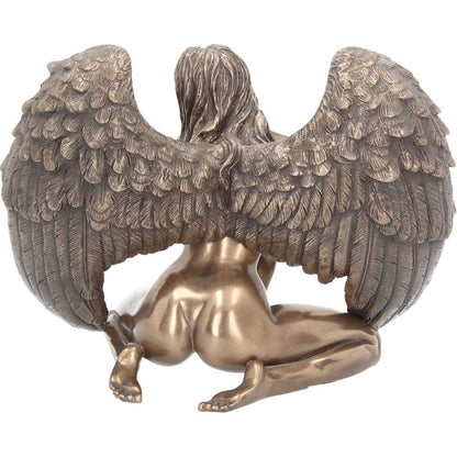 Angels Passion Figurine Bronze Naked Angel Ornament 17.5cm 5