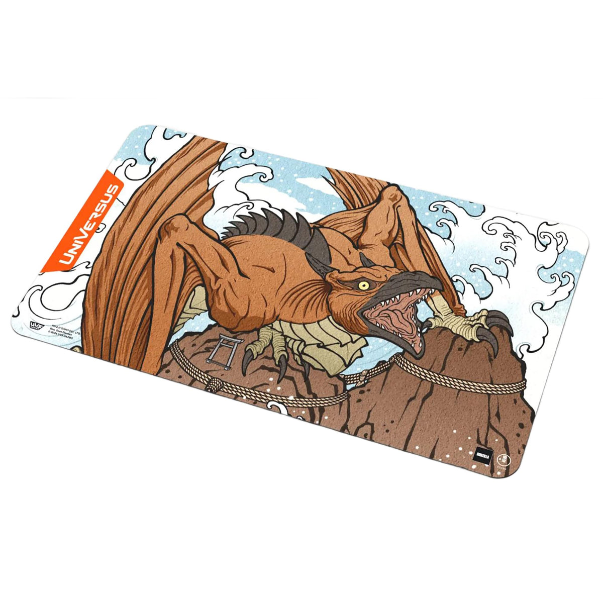 UniVersus Godzilla Challenger Series - Rodan Playmat - 24 x 14 Neoprene Mat, Tabletop Card Game Accessory, UVS Games, Officially Licensed 3