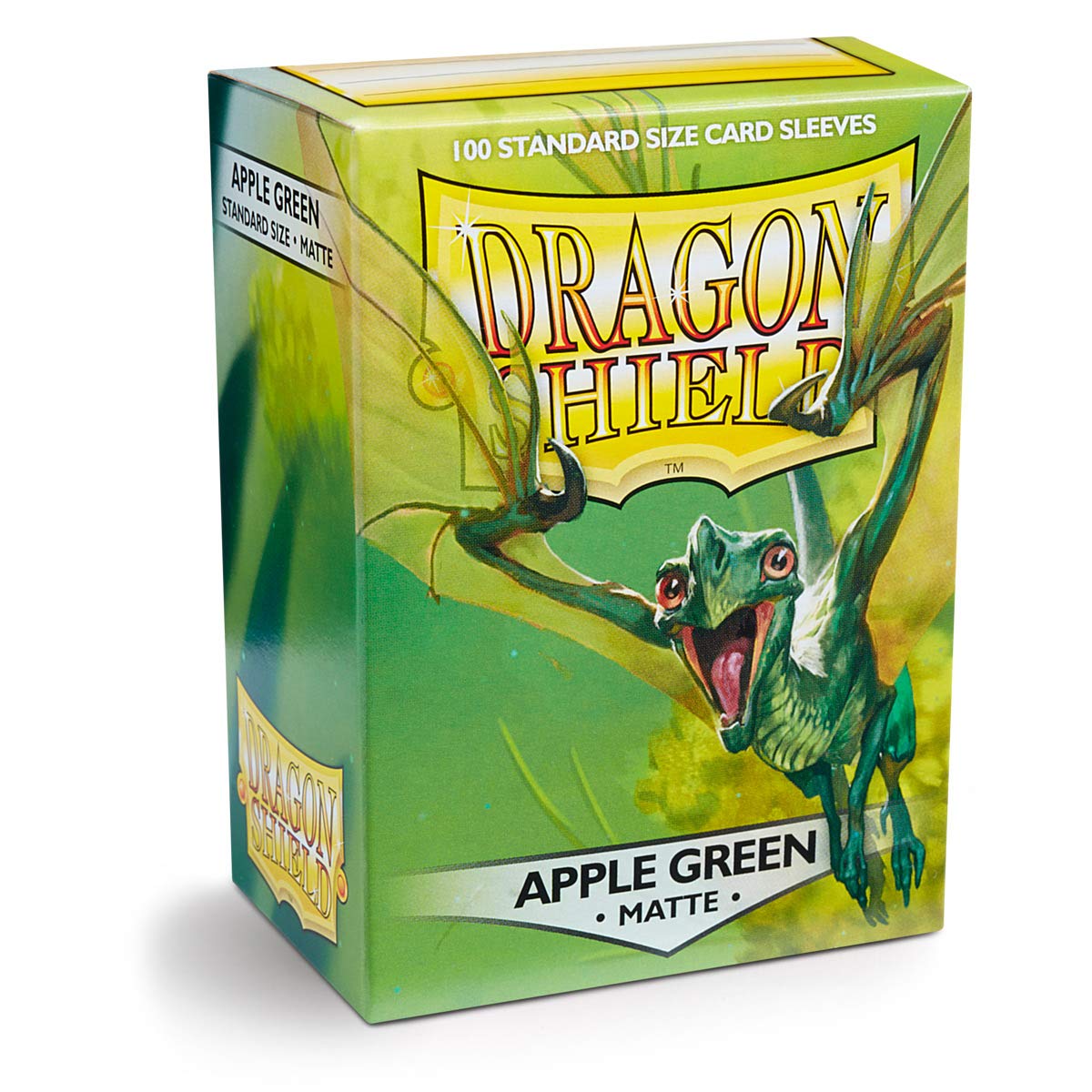 Dragon Shield Matte Apple Green 100 Ct in Box Card Sleeve 4