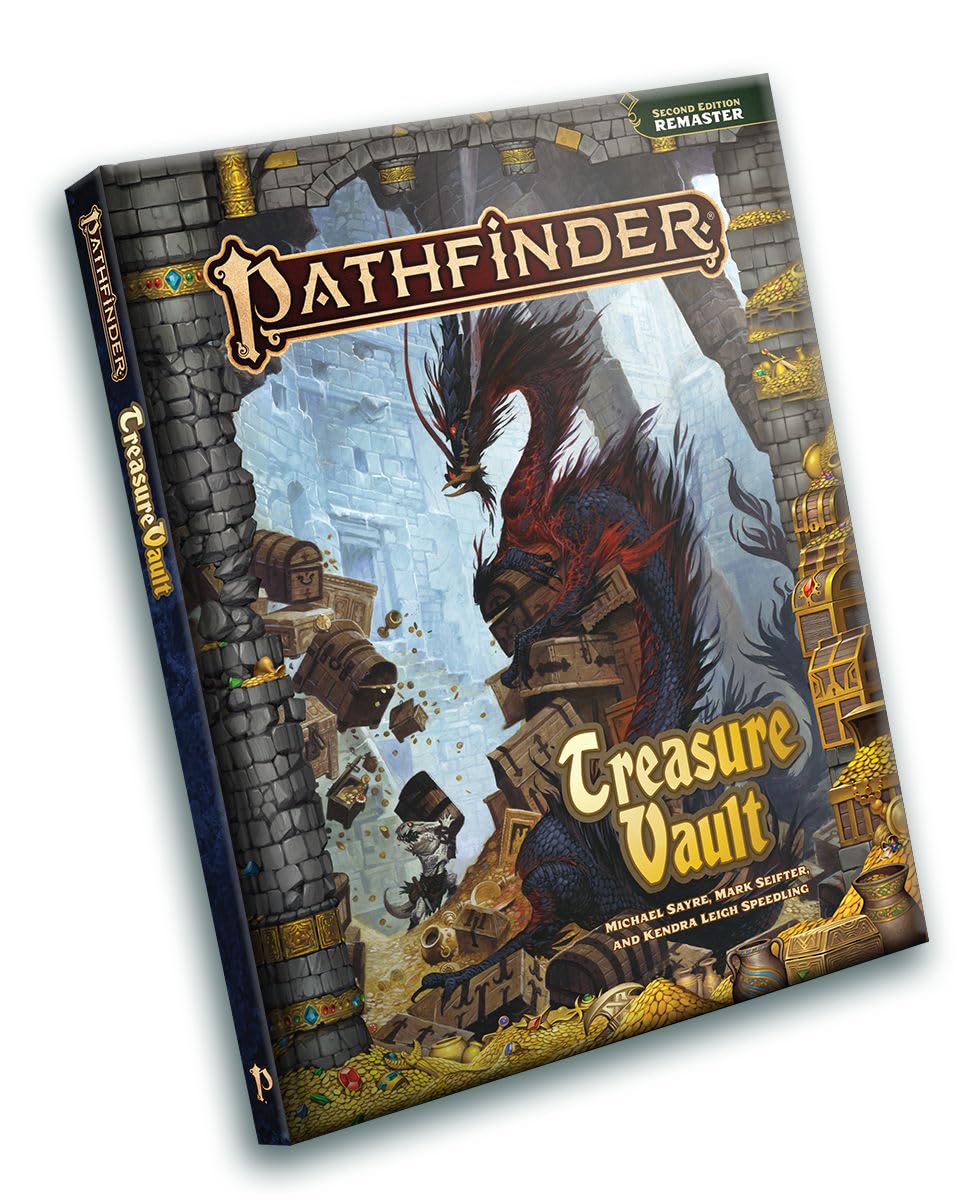 Pathfinder RPG Treasure Vault Remastered P2 Roleplaying Game by Paizo Publishing 1