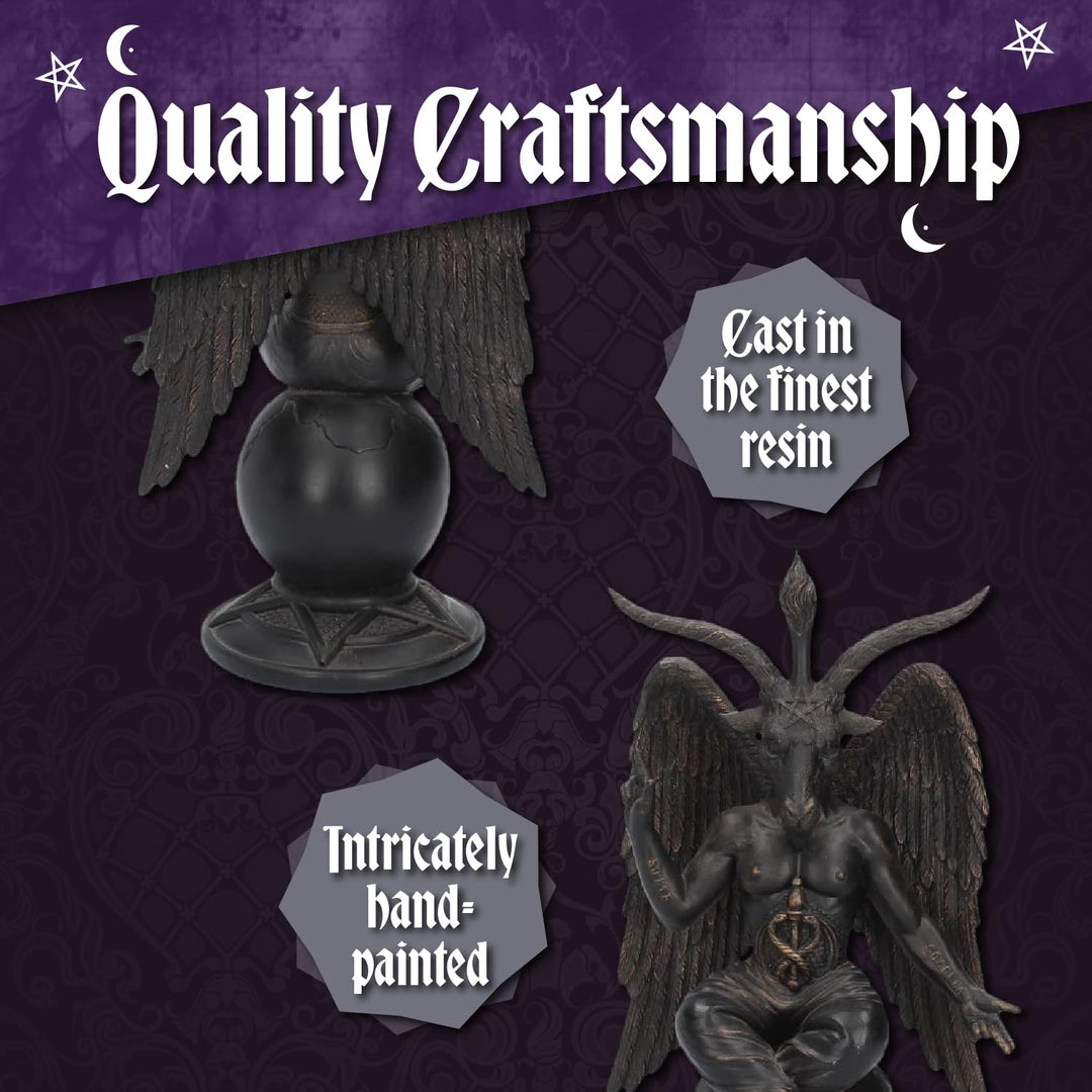 Baphomet Antiquity Occult Mystical Figurine Gothic Ornament 25cm