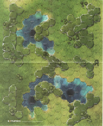 Battletech Map Pack Grasslands Board Game Map Pack