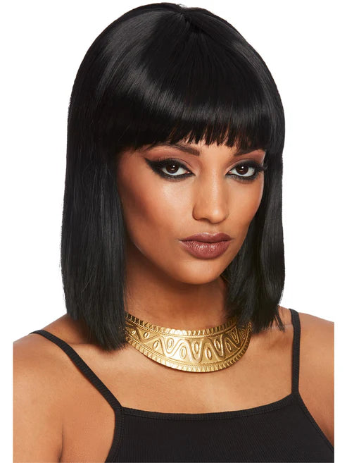 Egyptian Chunky Necklace Gold Colored Adult Mythical Costume Accessory 1