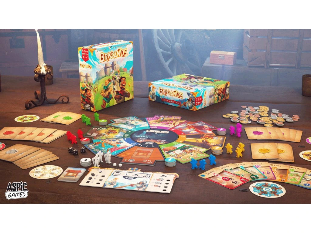 Brigands Board Game Deduction Strategy Thrilling Heists and High Stakes