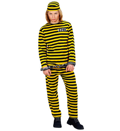 Convict Yellow/Black  Coat, Pants, Hat 