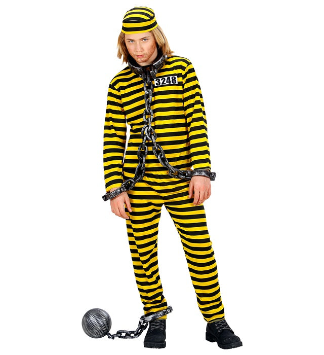Convict Yellow/Black  Coat, Pants, Hat 