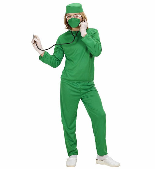 Surgeon  Coat, Pants, Cap, Face Mask 