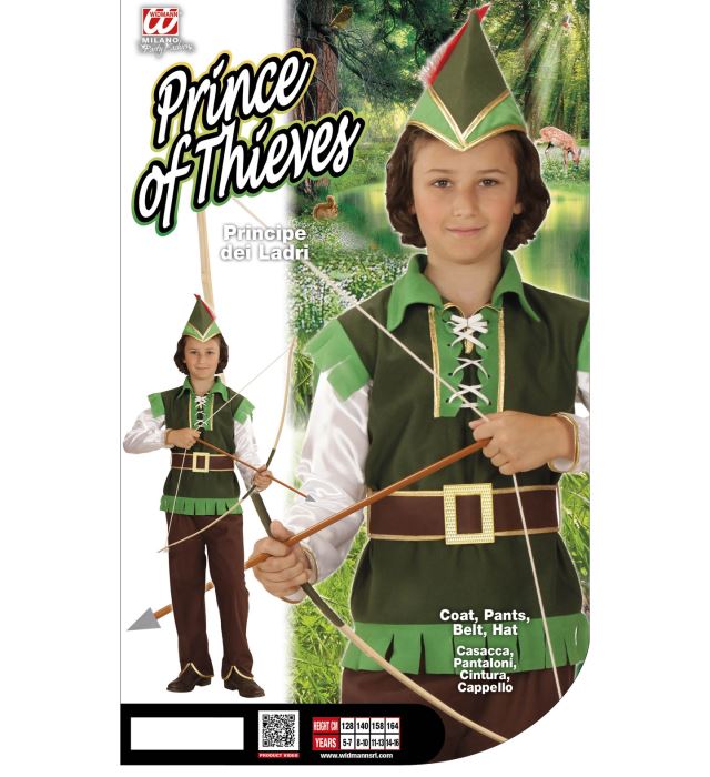 Prince Of Thieves  Coat, Pants, Belt, Hat 