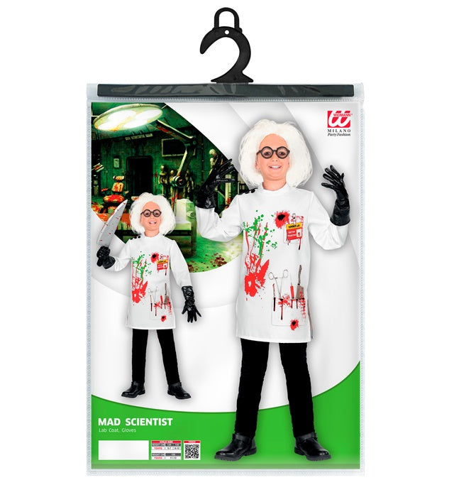 Mad Scientist  Lab Coat, Gloves 
