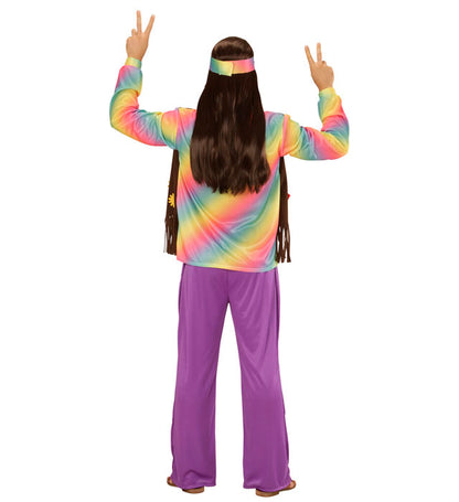 Hippie  Shirt With Vest, Pants, Headband 