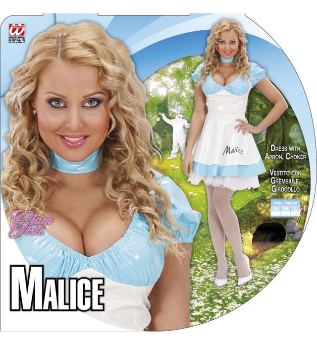 Malice  Dress With Apron, Choker 
