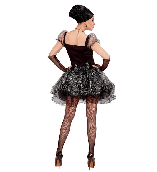 Spider Lady  Dress, Fingerless Gloves 