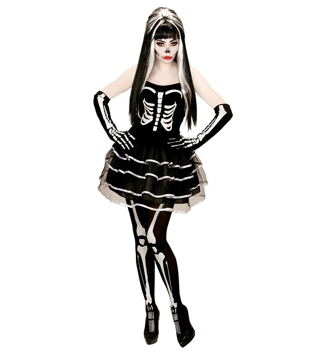 Skeleton  Dress, Gloves 