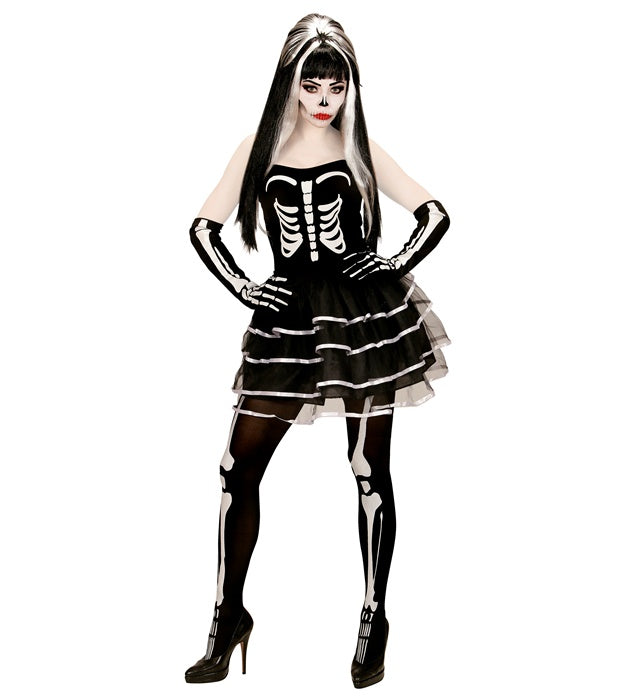 Skeleton  Dress, Gloves 