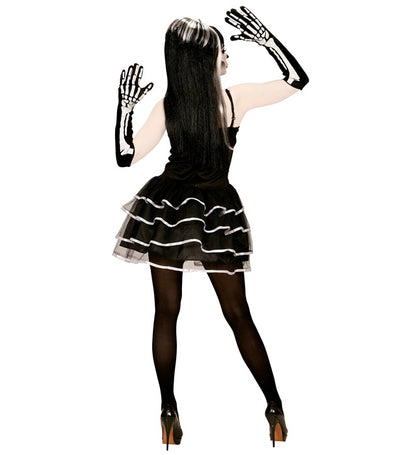 Skeleton  Dress, Gloves 