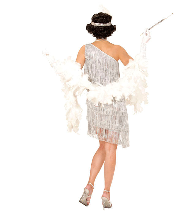Flapper  Dress, Choker, Headband With Feather 