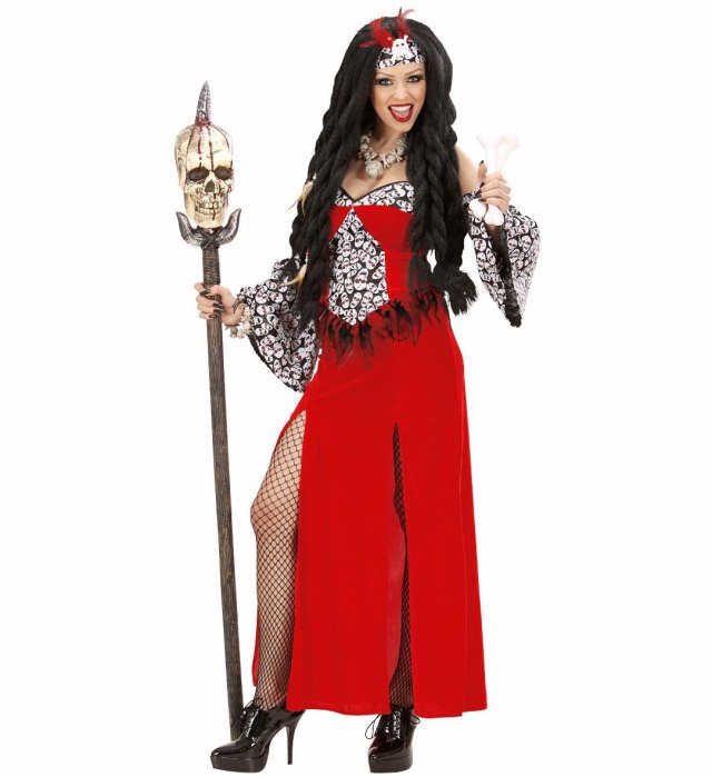 Voodoo Priestess  Dress, Sleeves, Headpiece 