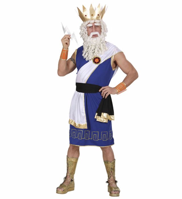 Zeus  Tunic, Belt, Sash, Cuffs, Crown, Arrow 