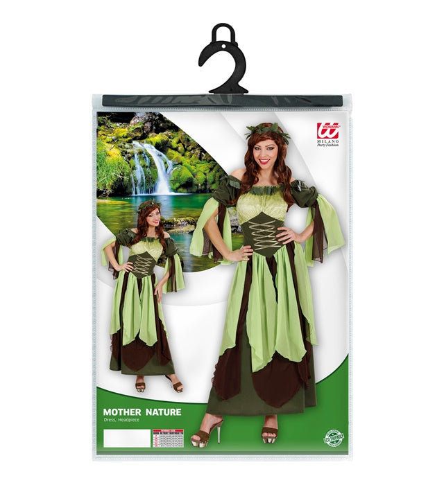 Mother Nature  Dress, Headpiece 