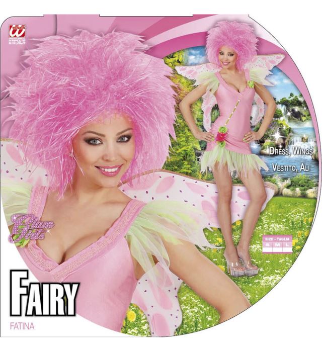Pink Fairy  Dress, Wings 