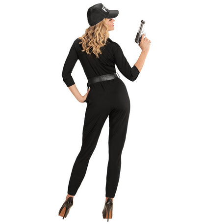 Fbi Agent  Overalls, Belt, Cap 