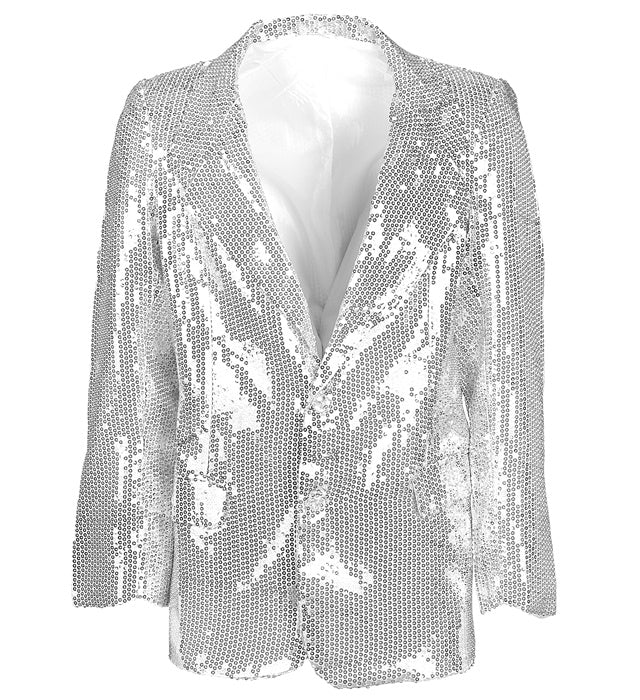 Showtime  Silver Sequin Jacket 