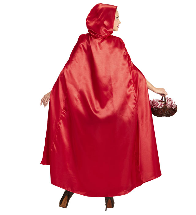 Red Capelet  Dress, Hooded Cape 