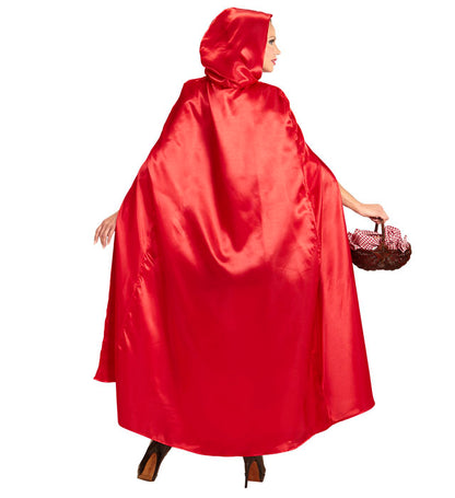 Red Capelet  Dress, Hooded Cape 