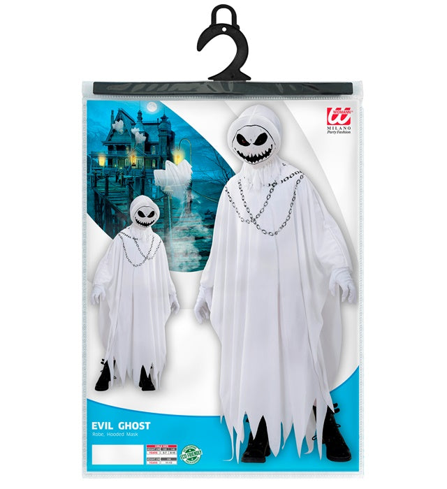 Evil Ghost  Robe, Hooded Mask 