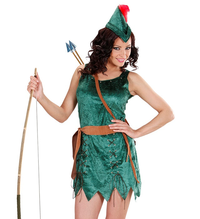 Robin Of Sherwood Girl  Dress, Belt, Hat 