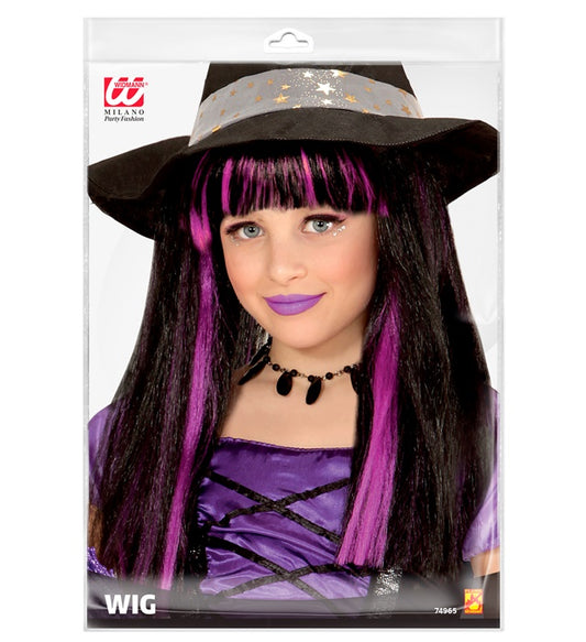 Purple Witch Wig In Polybag