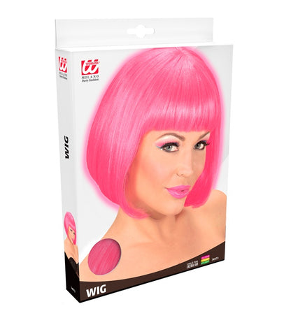 Neon Pink Valentina Wig In Box