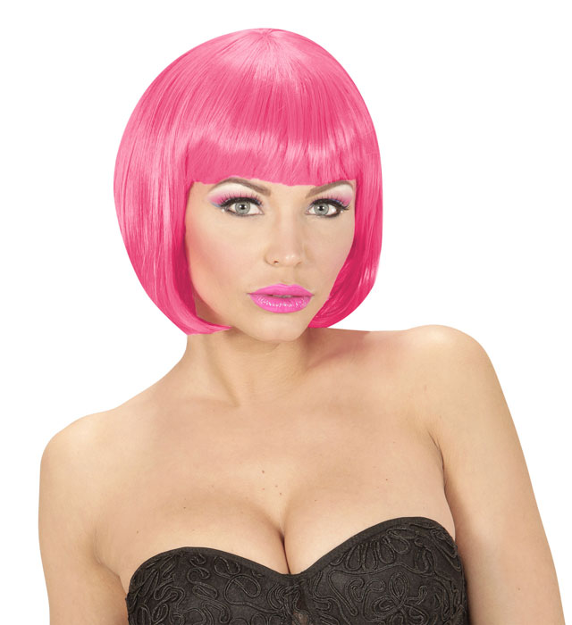 Neon Pink Valentina Wig In Box