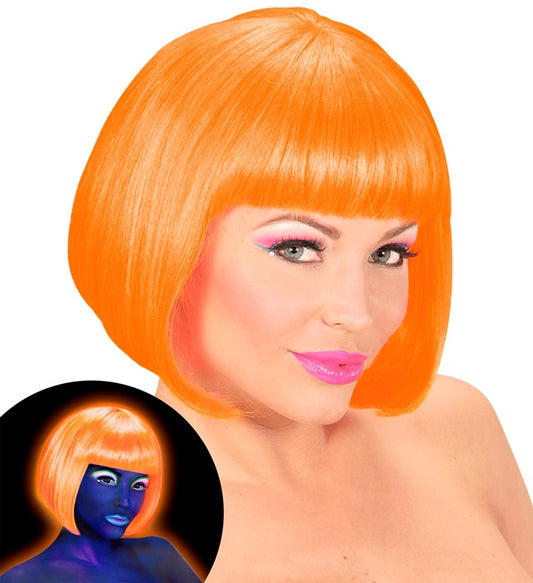 Neon Orange Valentina Wig In Box