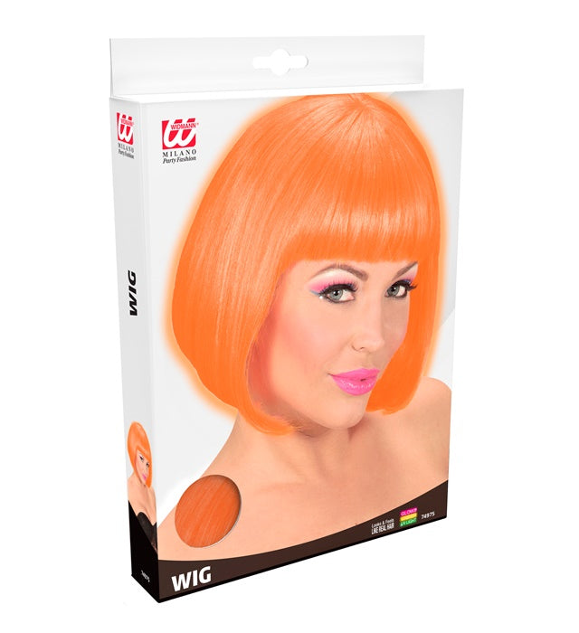 Neon Orange Valentina Wig In Box