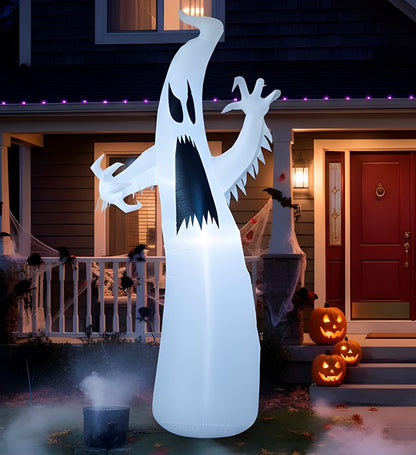 Light-Up Airblown Inflatable Ghost 244 Cm