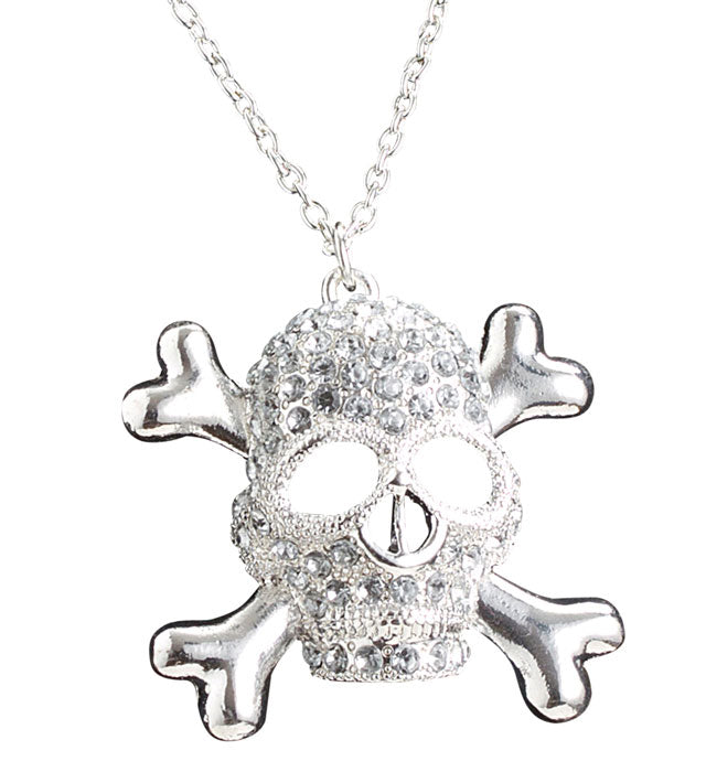 Strass Skull Necklace