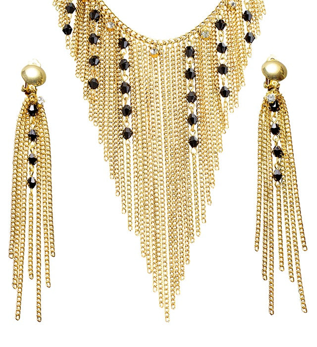 Nefertiti Necklace & Earrings Set