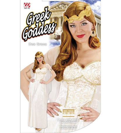 Greek Goddess  Dress With Veils, Laurel Crown 