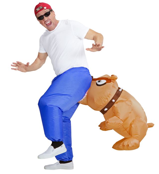 Biting Bulldog  Airblown Inflatable Costume  