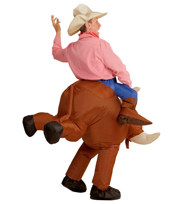 Raging Bull  Airblown Inflatable Costume, Hat  