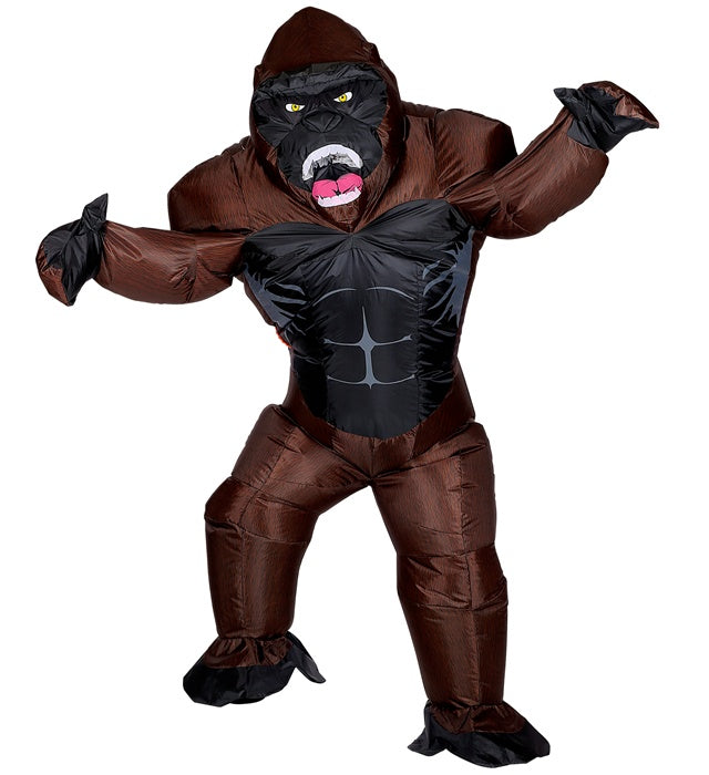 Gorilla  Airblown Inflatable Oversized Costume With Mask  