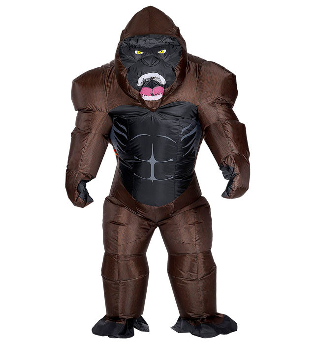 Gorilla  Airblown Inflatable Oversized Costume With Mask  